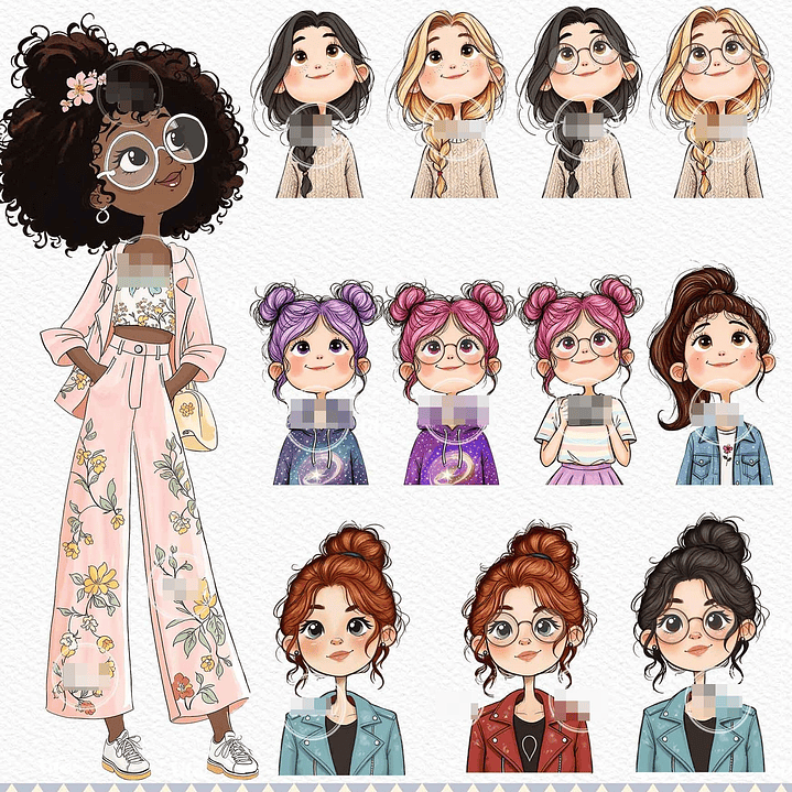 Kit Digital Tempo de Fé Aquarelado Arquivos em Png  7