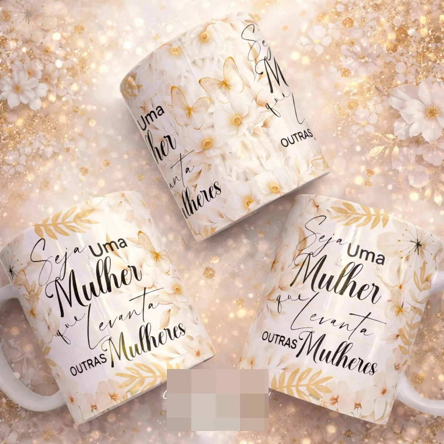 16 Artes para Caneca Dia das Mulheres Floral Arquivo em Png 2