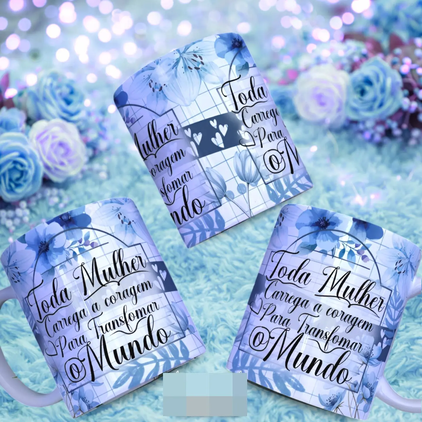 16 Artes para Caneca Dia das Mulheres Floral Arquivo em Png 3