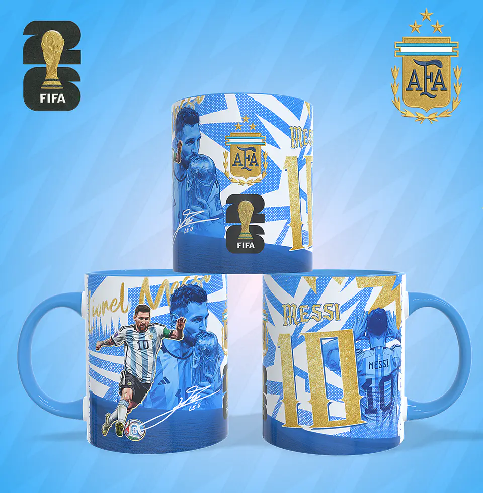 17 Artes para Caneca Copa do Mundo 2026 Arquivo em Jpg 2