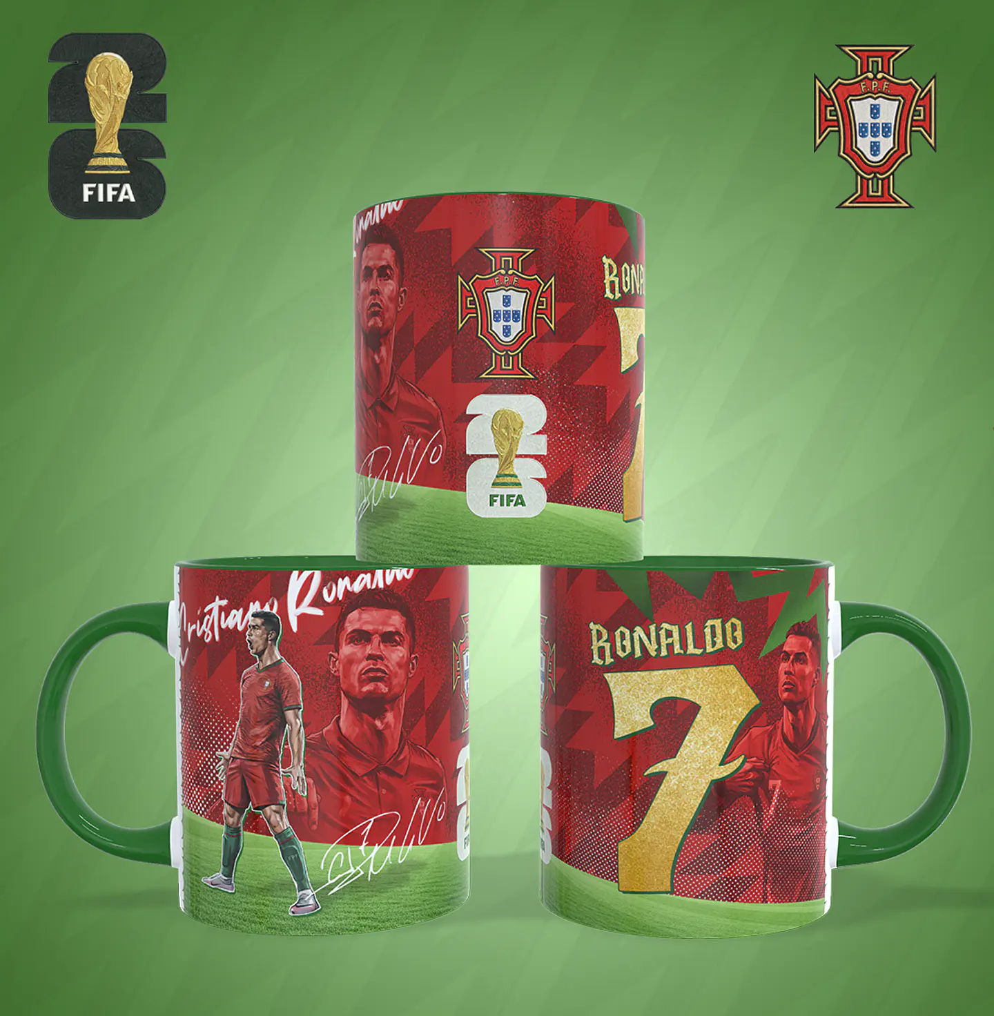 17 Artes para Caneca Copa do Mundo 2026 Arquivo em Jpg 3