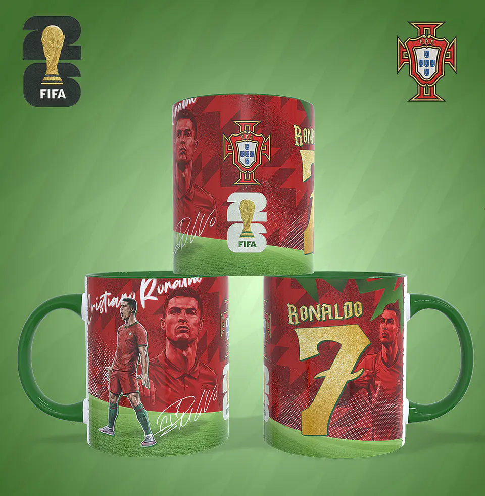 17 Artes para Caneca Copa do Mundo 2026 Arquivo em Jpg 3