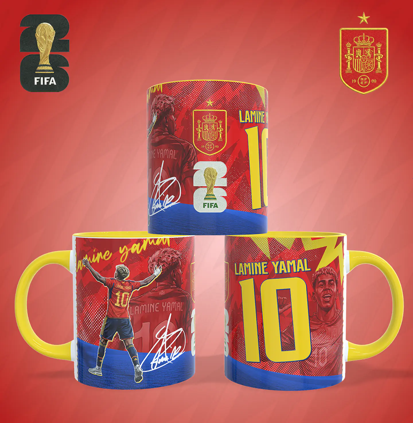 17 Artes para Caneca Copa do Mundo 2026 Arquivo em Jpg 8