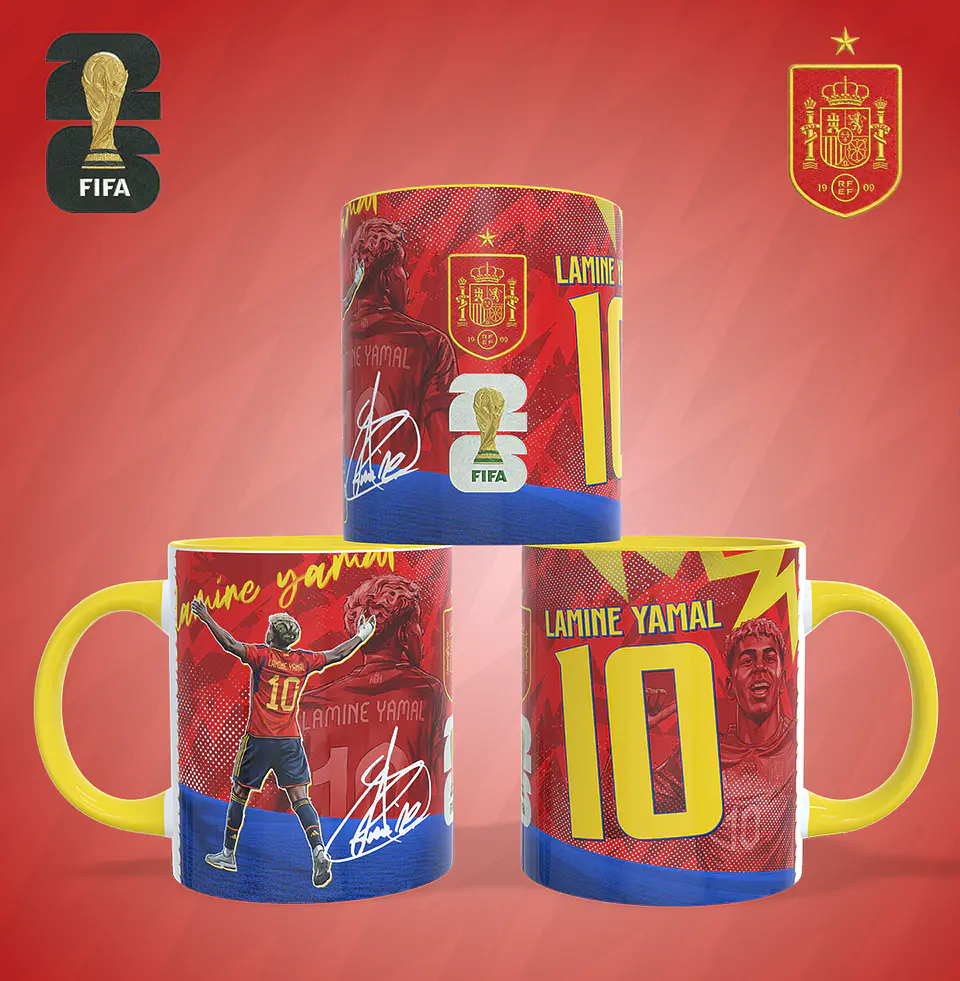 17 Artes para Caneca Copa do Mundo 2026 Arquivo em Jpg 8