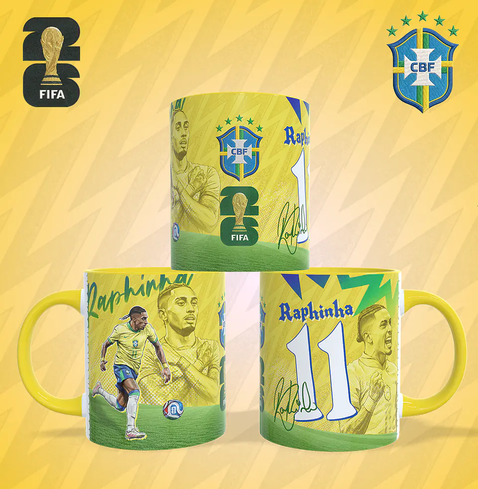 17 Artes para Caneca Copa do Mundo 2026 Arquivo em Jpg 10