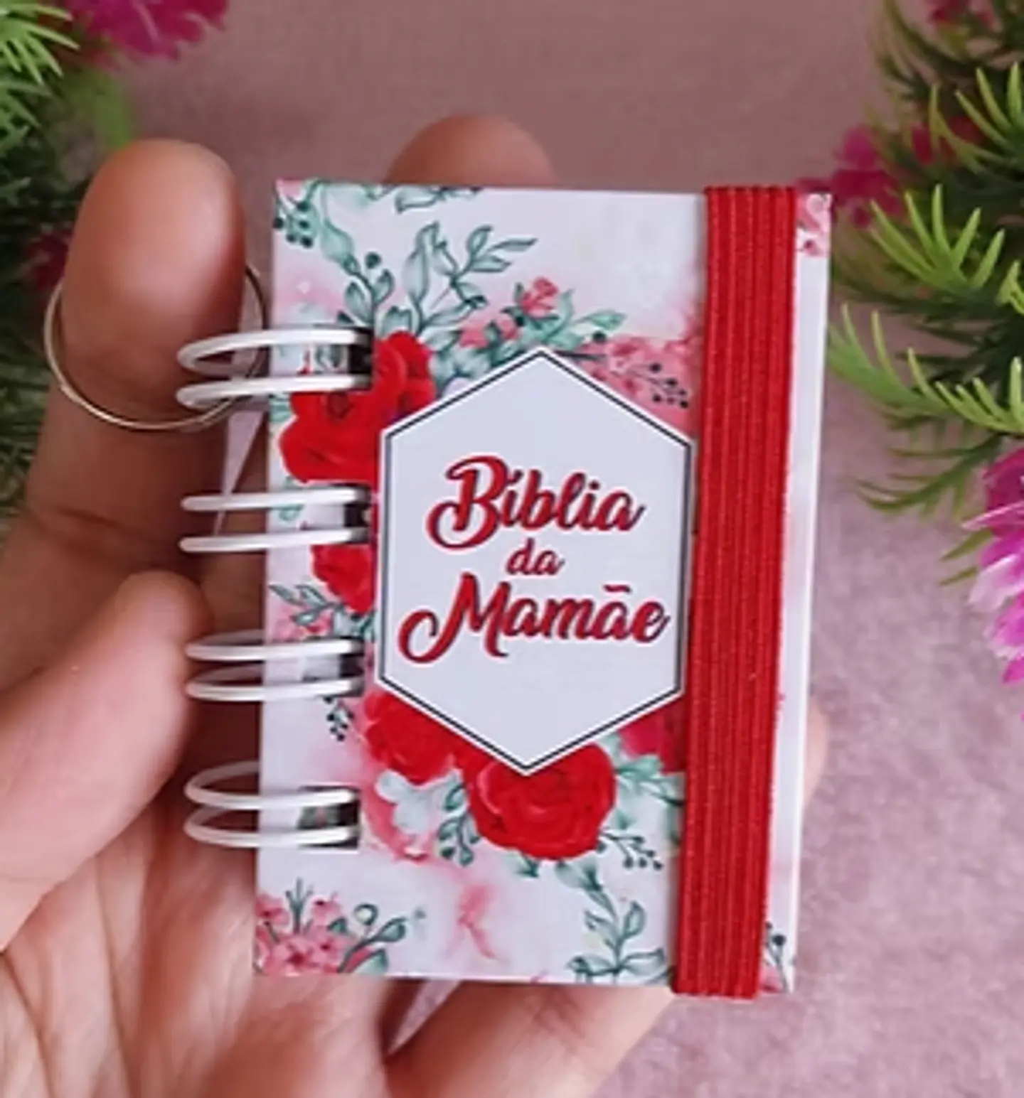 Arquivo Mini Biblía Chaveiro e Tag Dia das Mães Arquivo em Pdf 1