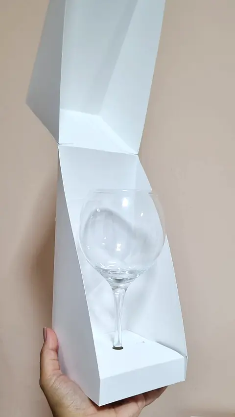 Arquivo Molde Caixa para Bolo na Taça Arquivo Editável