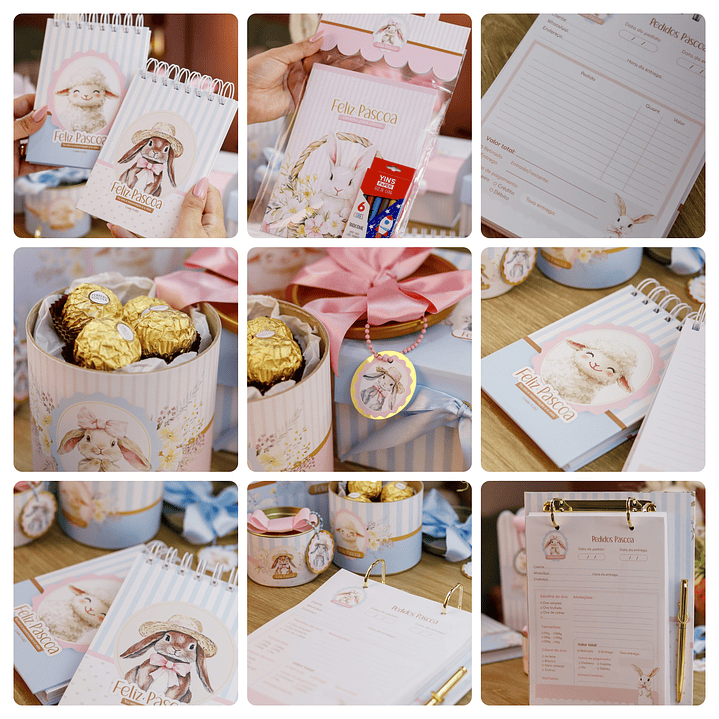 Arquivos Mimos Páscoa Encantada Coelhinhos Arquivo em Pdf 10