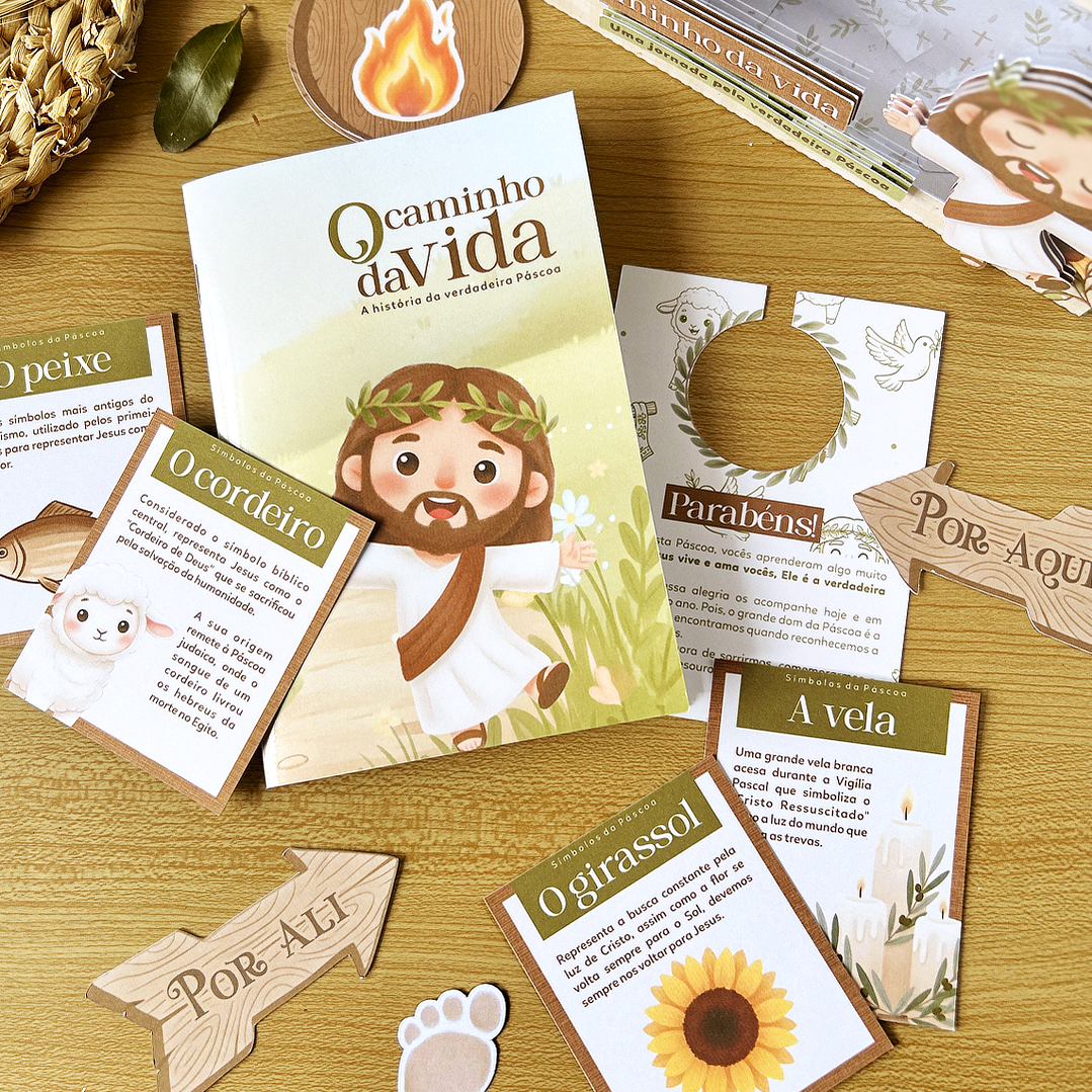 Caça ao tesouro Páscoa O Caminho da Vida Cristo Vive Arquivo em Pdf  1