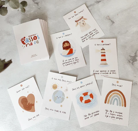 Cartões de Memorização Primeiros Passos na Fé Arquivo em Pdf 