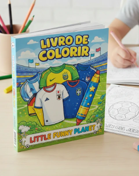 Arquivo Livro de Colorir Futebol 2026 Seleção + Times em pdf 