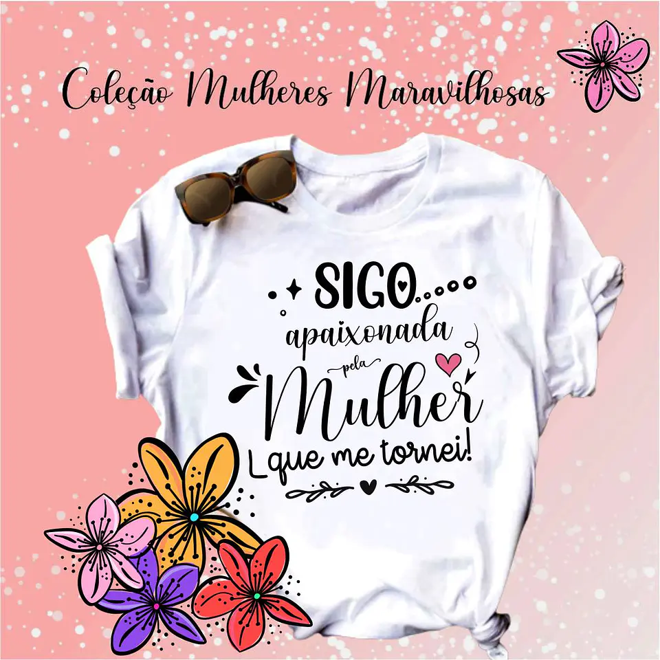 14 Artes para Camisa Mulheres Frases Motivacionais Arquivo Editável 1