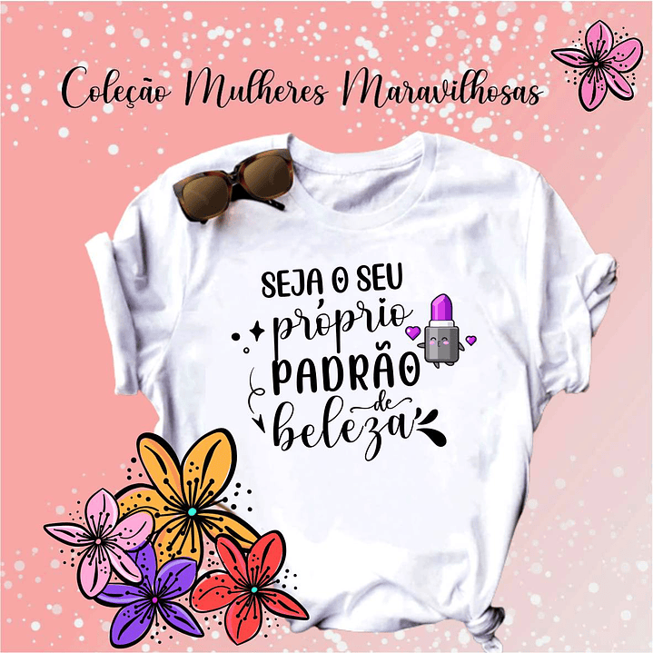 14 Artes para Camisa Mulheres Frases Motivacionais Arquivo Editável 8