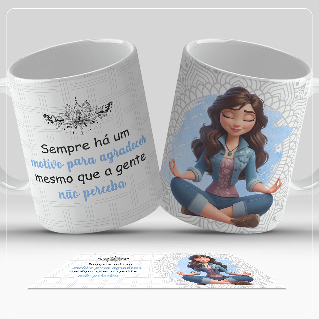 10 Artes para Caneca Pensamentos Positivos Arquivo em Jpg 3