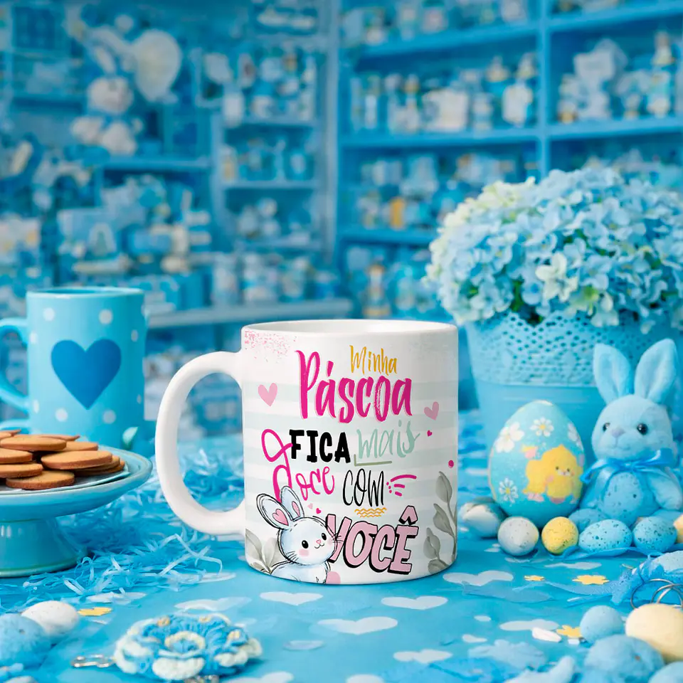 8 Artes para Caneca Páscoa Arquivos Editável 3