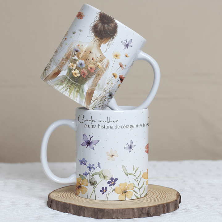 5 Artes para Caneca Dia das Mulheres Arquivo Editável 3