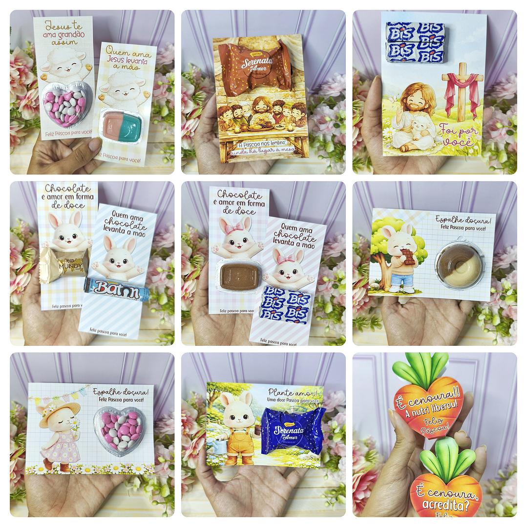 Arquivos Mimos Páscoa Coelhinhos e Jesus Cristão Arquivo em Jpg  1
