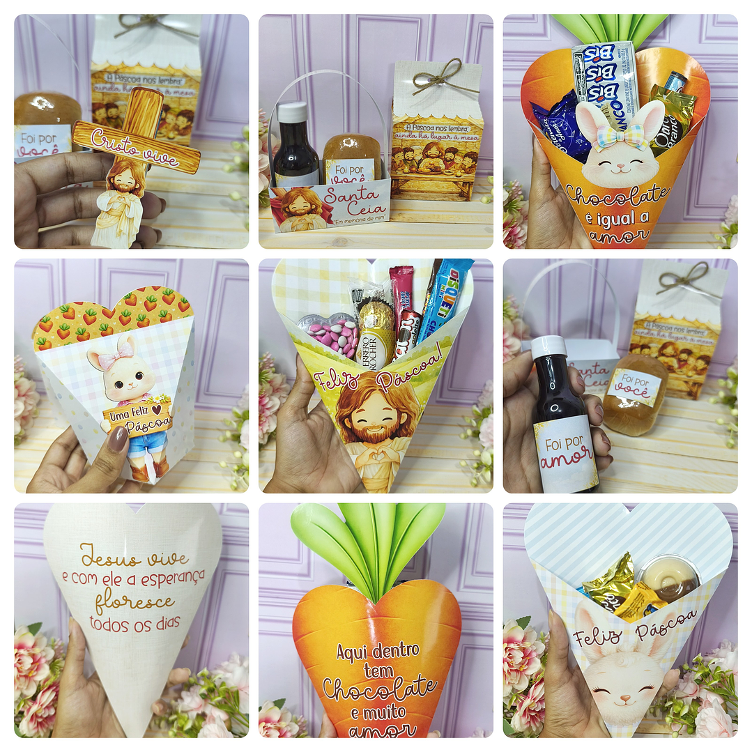 Arquivos Mimos Páscoa Coelhinhos e Jesus Cristão Arquivo em Jpg  4