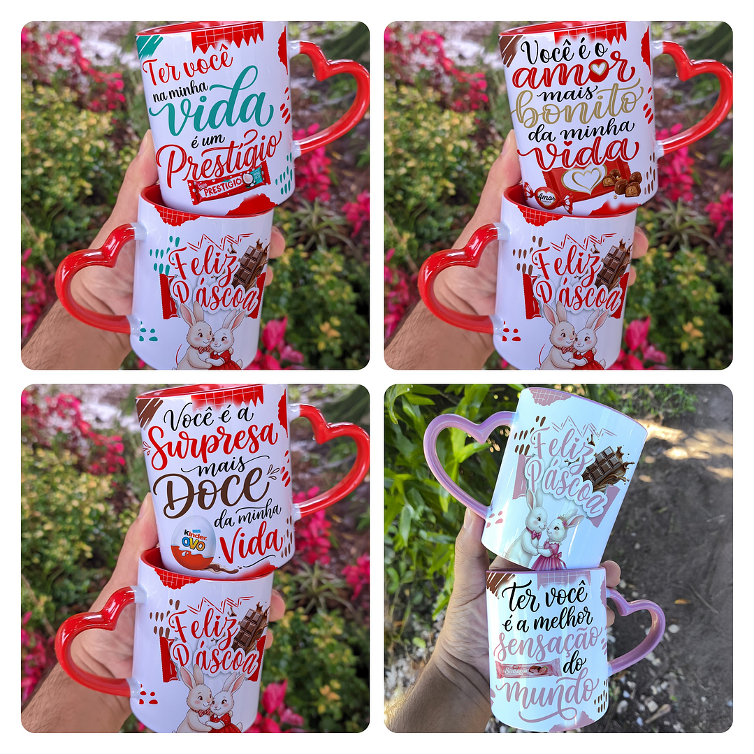 16 Artes para Caneca Páscoa Arquivo editável  2
