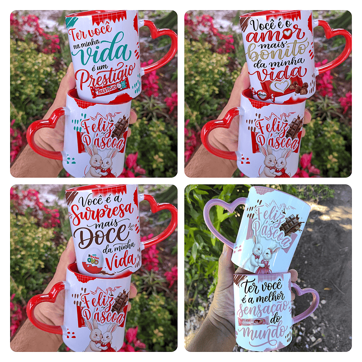 16 Artes para Caneca Páscoa Arquivo editável  2