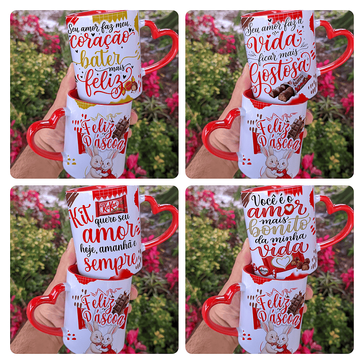 16 Artes para Caneca Páscoa Arquivo editável  3