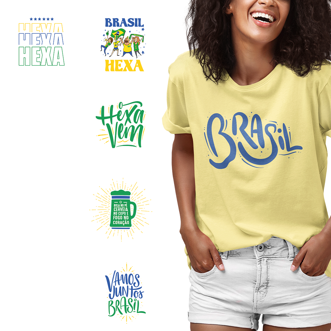 35 Artes para Caneca ou Camisa Copa do Mundo 2026 Brasil Futebol Arquivo em Png 12