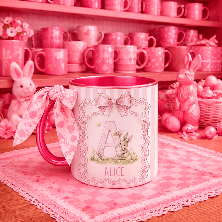 26 Artes para Caneca Alfabeto Páscoa Arquivo Editável 4