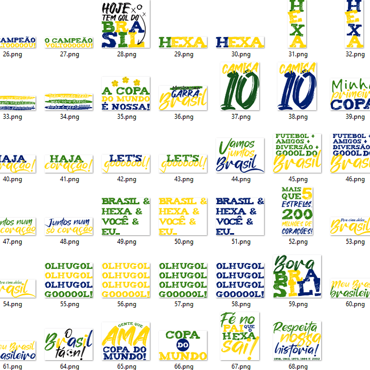 Kit digital Copa do Mundo Brasil 2026 Futebol Arquivo em Png  5