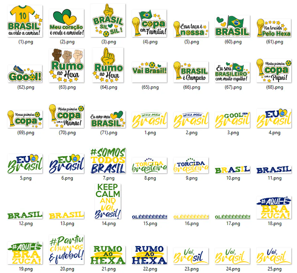 Kit digital Copa do Mundo Brasil 2026 Futebol Arquivo em Png  8
