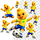 Kit Digital Mascotes Copa do Mundo 2026 PNG Sem Fundo – Arquivos para Sublimação e Personalizados - Thumbnail 3
