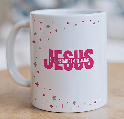 Arte para Caneca Jesus em Png