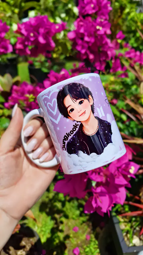 6 Artes para Caneca BTS Fãs  Arquivo em Jpg