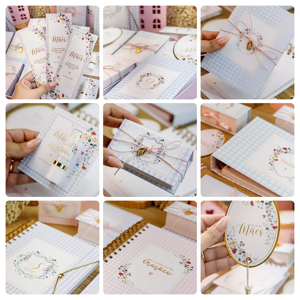Arquivo para Encadernação Dia das Mães Luxo 2026 Arquivo em Pdf 1