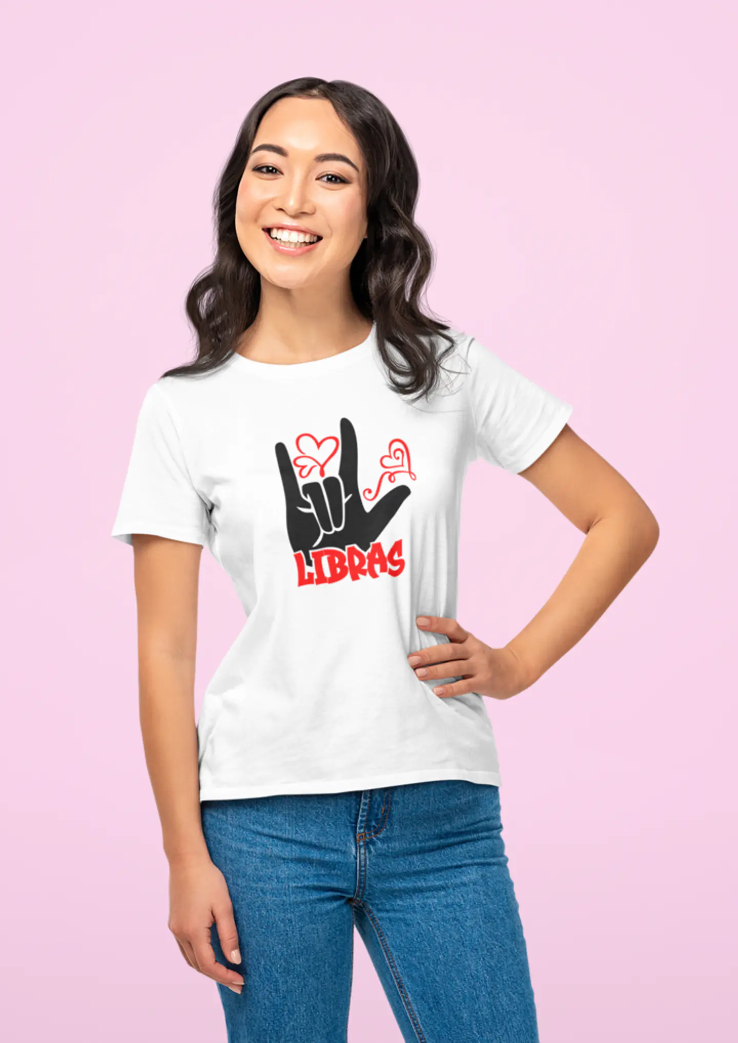 8 Artes para Camisa Texto em Libras Arquivo Editável  3