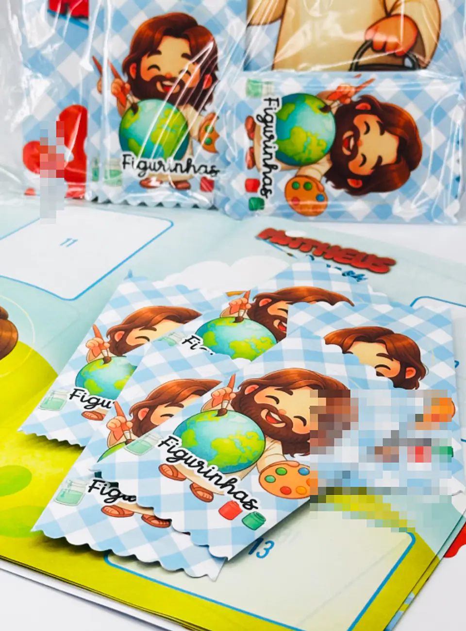 Arquivo Álbum de Figurinhas Jesus O maior Pintor do Mundo Cristão Infantil Arquivo em Pdf 3