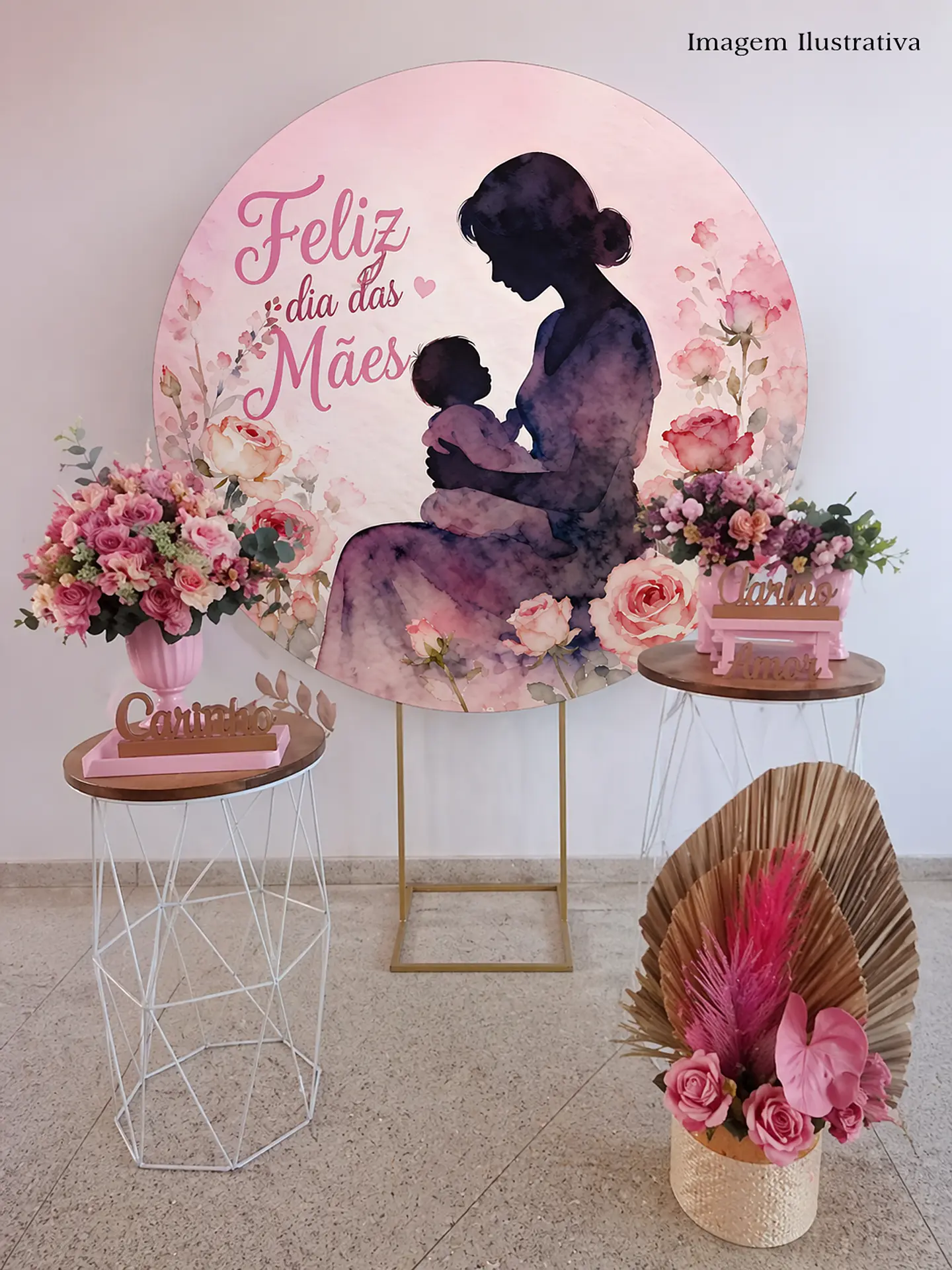 12 Artes para Painel Decoração Dia das Mães Arquivo em Jpg  6