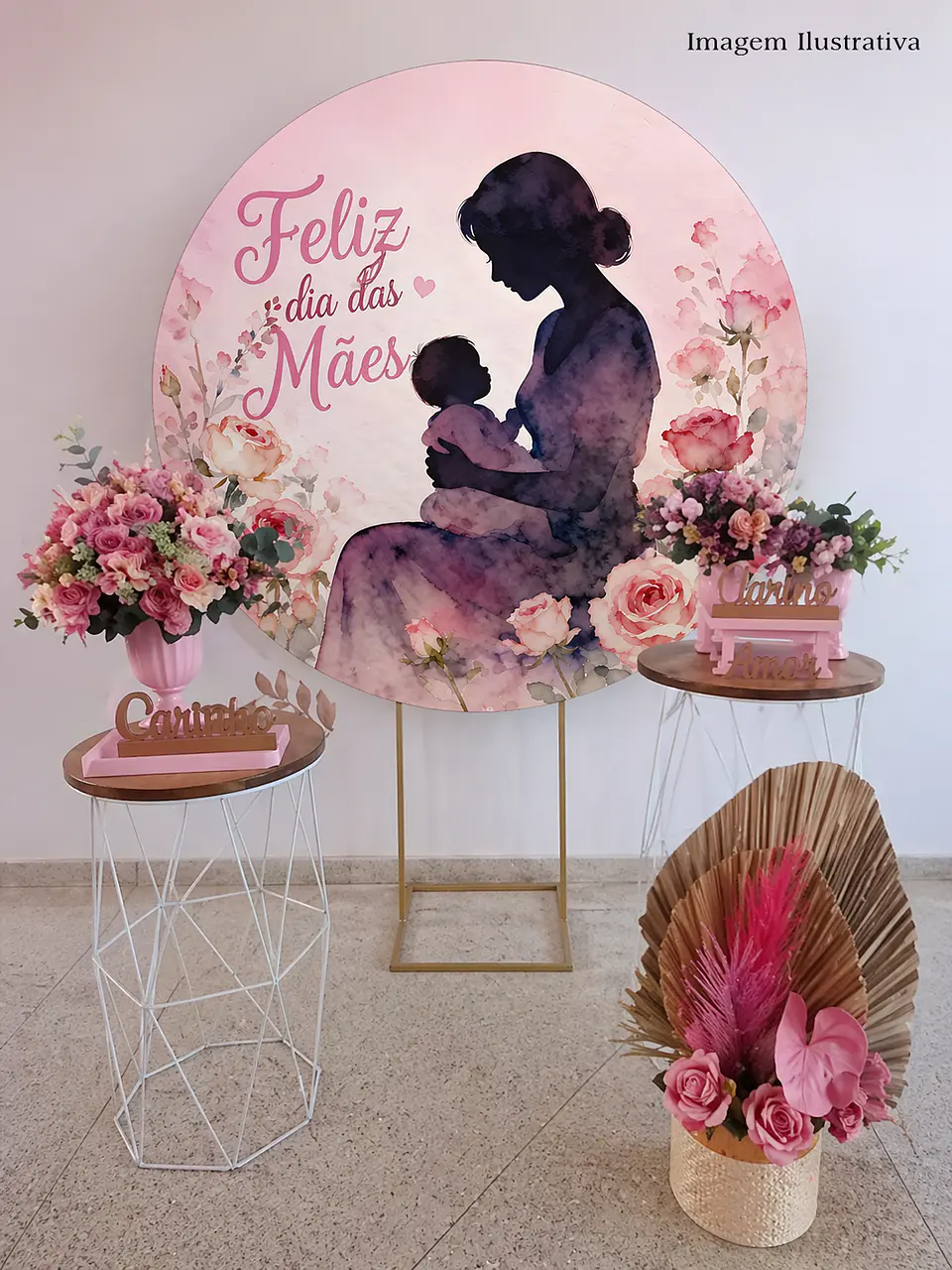 12 Artes para Painel Decoração Dia das Mães Arquivo em Jpg  6