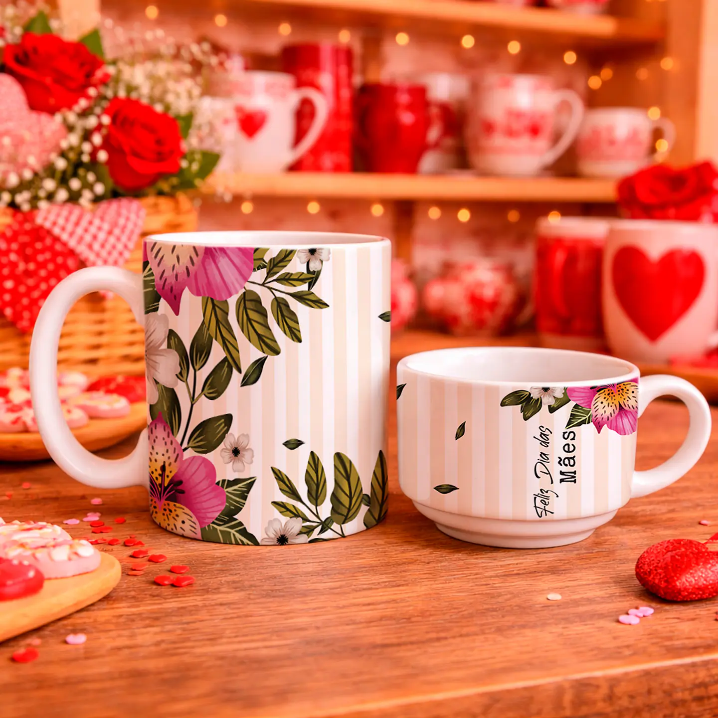 5 Artes para Caneca e Xícara Flores Do Meu Jardim Arquivo Editável 8