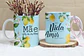 4 Artes para Caneca Dia das Mães Floral Arquivo Editável - Thumbnail 2