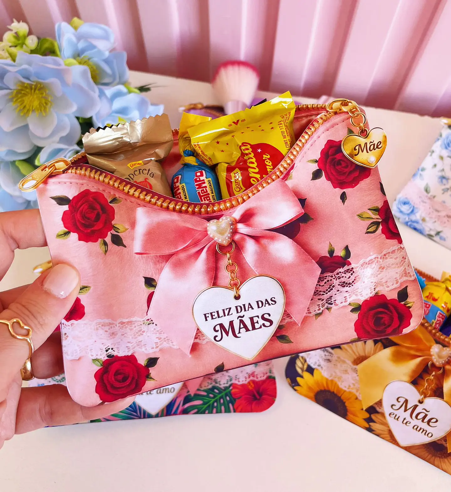 Arquivo Mimos Bolsinha de Mão Dia das Mães Arquivo em Pdf  4