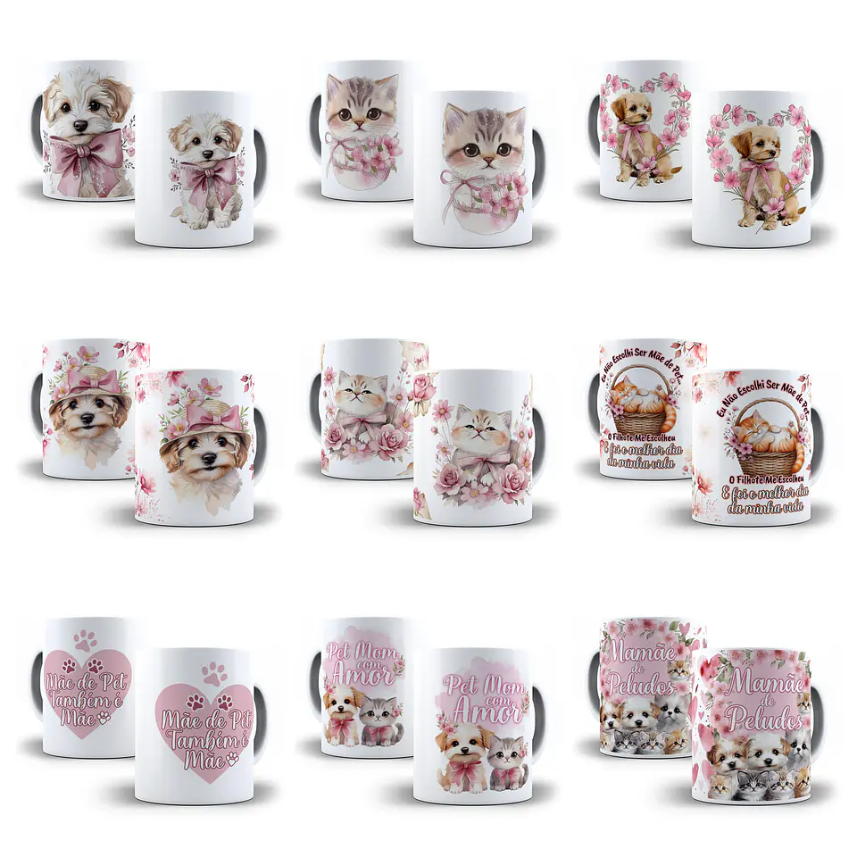 32 Artes para Caneca Mãe de Pet Arquivo em Jpg  5