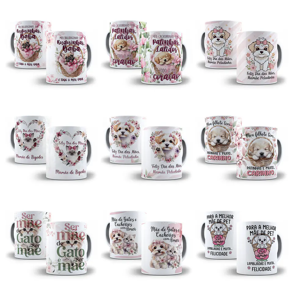 32 Artes para Caneca Mãe de Pet Arquivo em Jpg  7