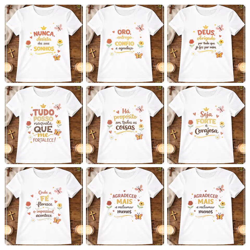 16 Artes para Caneca e Camisa Frases Religiosas Arquivo em Jpg 2