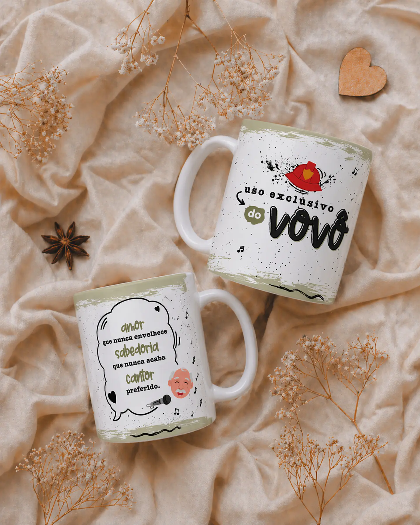 Artes para Caneca Exclusivo do Vovô em Png 1