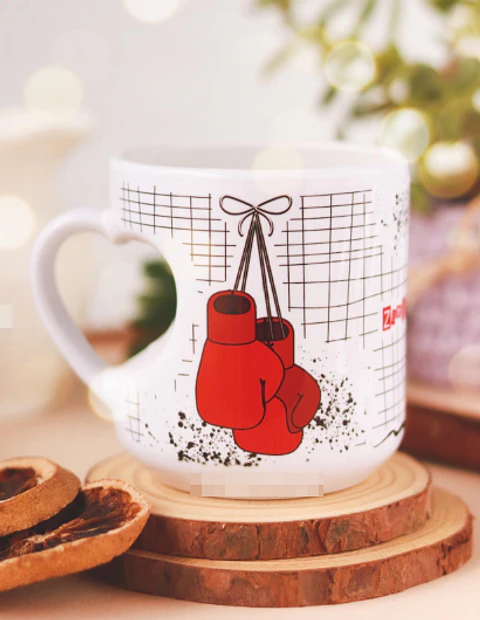 Artes para Caneca Box Tenta a sorte porque o azar é certo em Png 