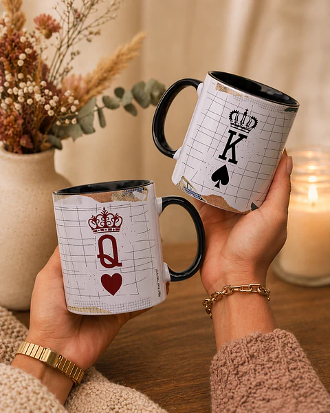 Artes para Rei de Copas e Rainha de Copas Namorados Baralho em Png