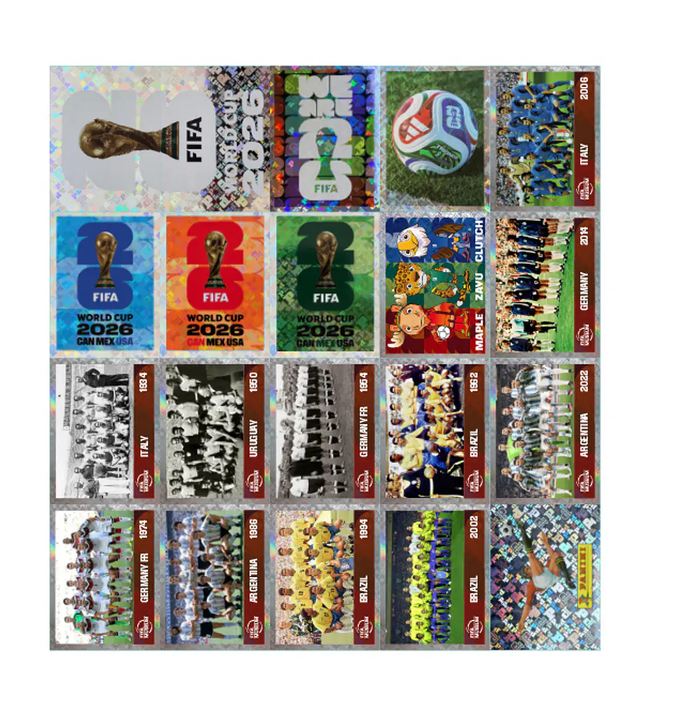 Figurinhas Copa 2026 para Imprimir +900 (PDF HD) | Download Imediato 9