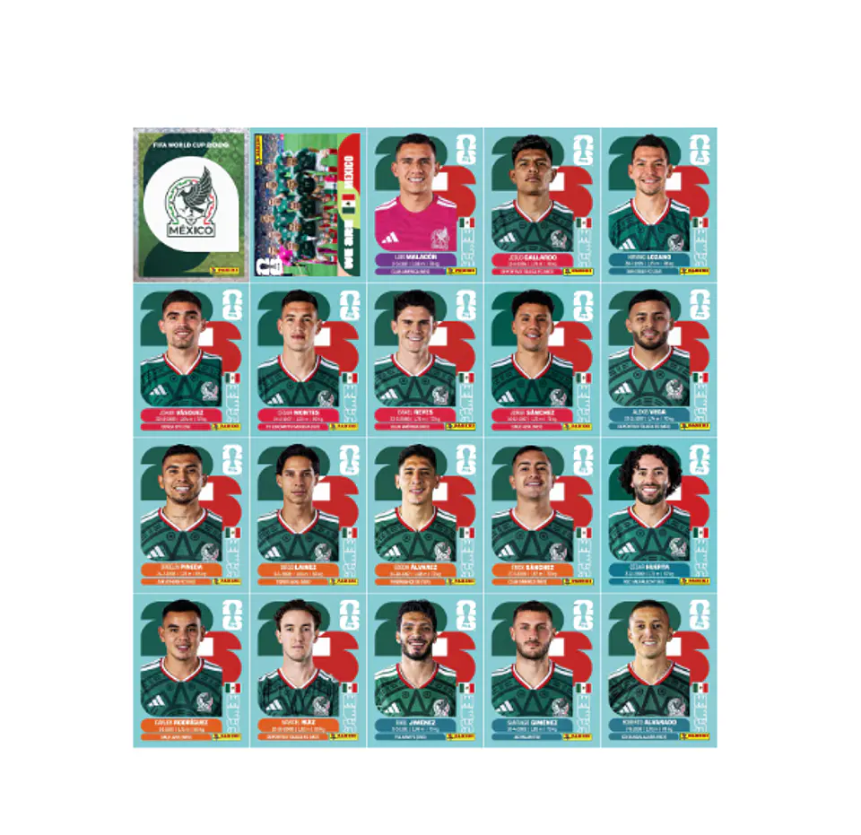 Figurinhas Copa 2026 para Imprimir +900 (PDF HD) | Download Imediato 15