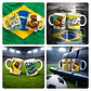 17 Artes para Caneca Camisa e Copo Sublimação Copa do Mundo Brasil Capivara Arquivo em Png - Thumbnail 1