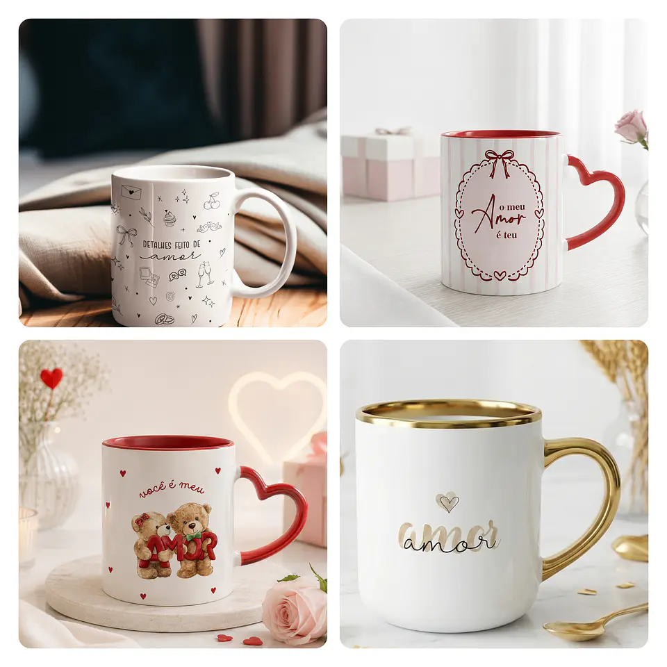 22 Artes para Caneca e Azulejo Dia dos Namorados Arquivo Editável  3